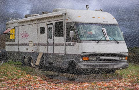 Singletrack Mind - Learning Things: Motorhome in a Storm
