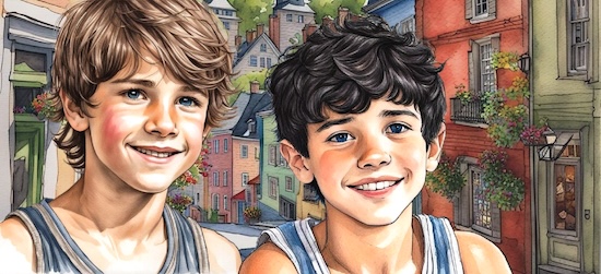 It was a typical summer evening in Old Québec, but to us, it was nothing short of heaven.